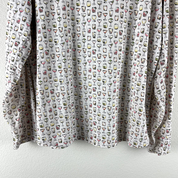 SanSoleil Golf Pullover Womens XXL Printed 1/4 Zip Cocktail UPF 50 Cooling - Picture 11 of 12